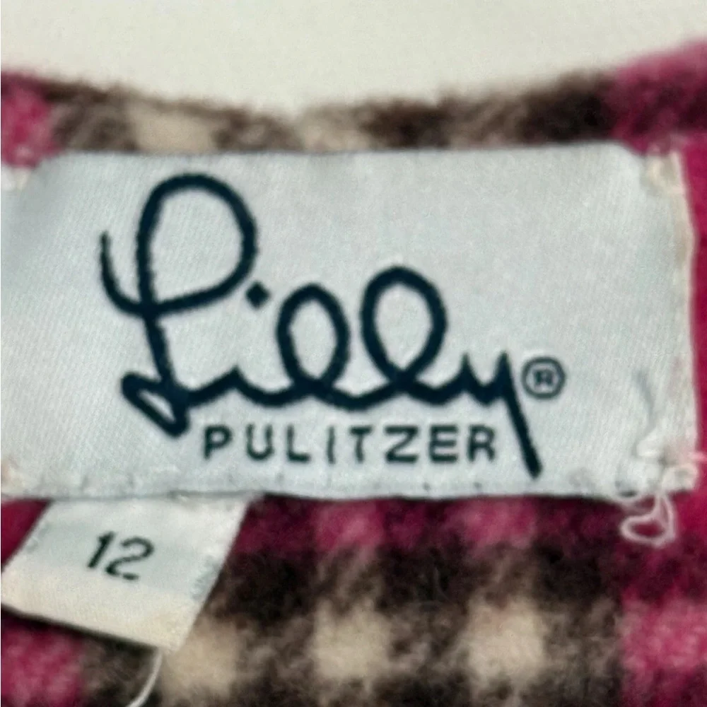 LILLY PULTIZER Camel Toggle Wool Pea Coat Girls Size 12 - Picture 9 of 14